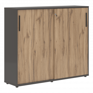 Шкаф средний с дверьми купе EMC 1643 1606х430х1355 EDIS