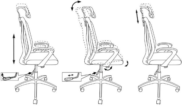 Кресло руководителя Бюрократ MC-411