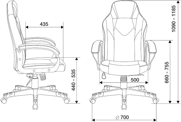 Кресло игровое Zombie GAME 17