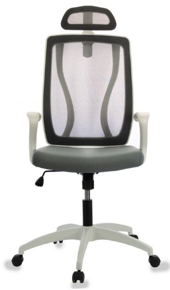 Кресло руководителя Бюрократ MC-W411-H/DG/серый.