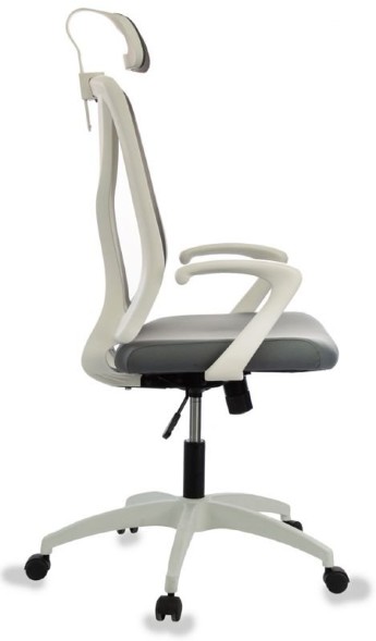 Кресло руководителя Бюрократ MC-W411-H/DG/серый.