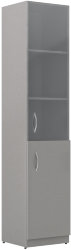Шкаф колонка комбинированая SR-5U.2(R) Серый 386х375х1815