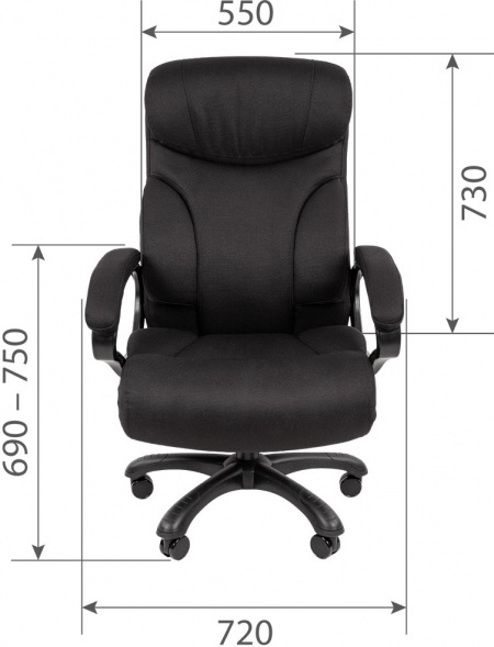 Кресло руководителя CHAIRMAN 401 Ткань