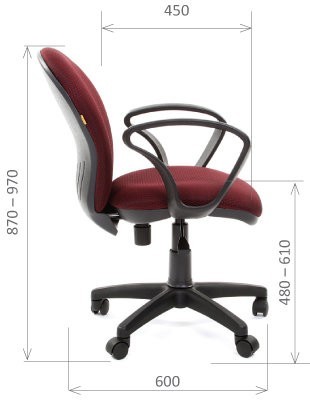 Кресло для компьютера CHAIRMAN CH 684 New TW