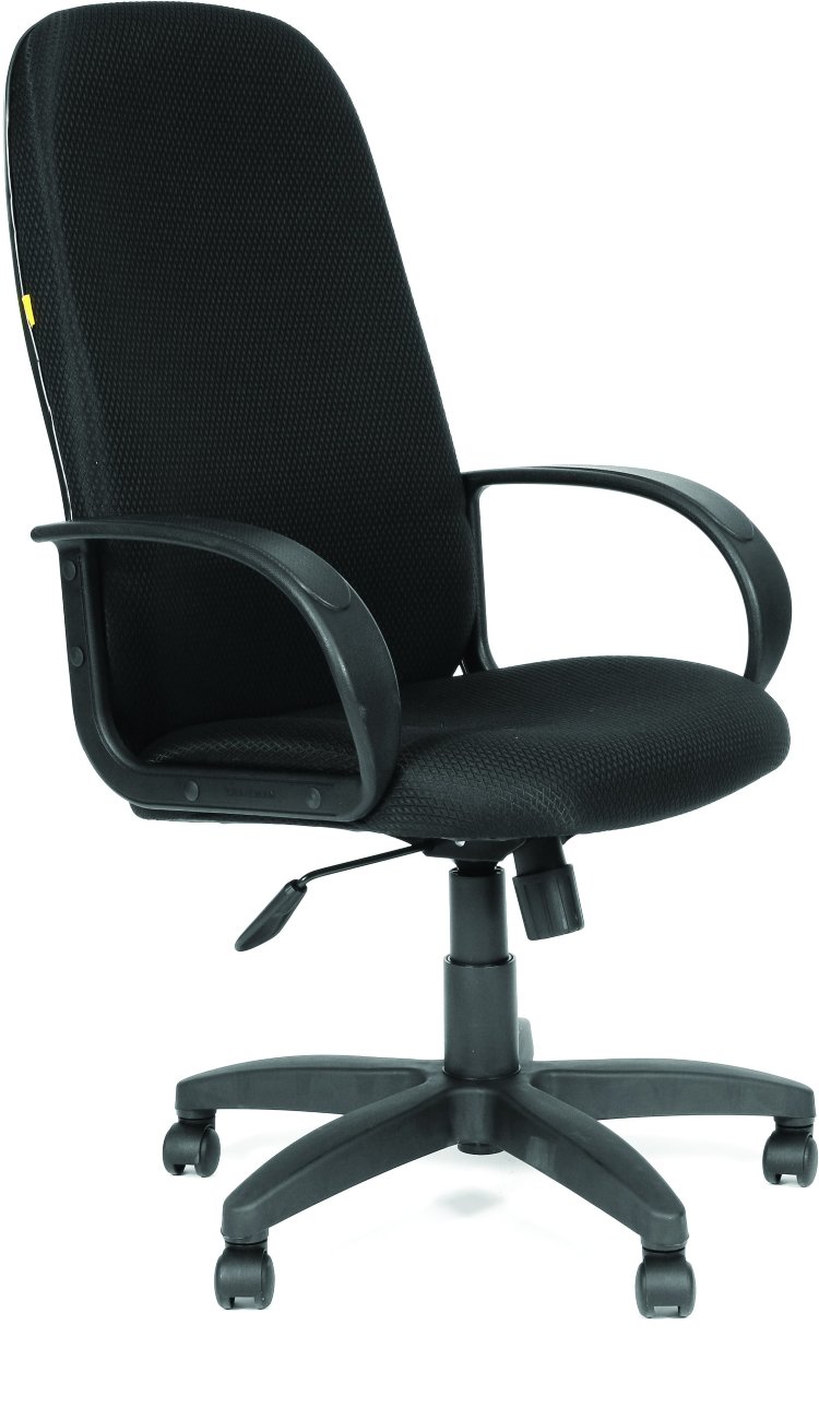 Кресло офисное фаворит сн 279 высокая спинка с подлокотниками серое