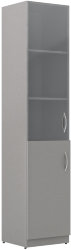 Шкаф колонка комбинированая SR-5U.2(L) Серый 386х375х1815
