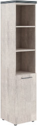 Шкаф колонка с глухой малой дверью и топом THC 42.5(L) Дуб Каньон 430х452х1968
