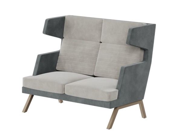 Алдо Диван двухместный высокий ALD-02 1430*960*1180