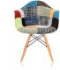 Стул Eames Style DAW Patchwork мультиколор Стул Eames Style DAW Patchwork мультиколор