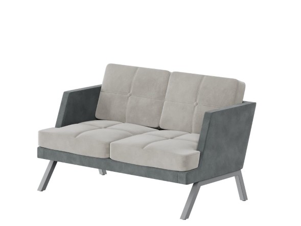 Алдо Диван двухместный с декором из пуговиц ALDB-02L 1430*875*890