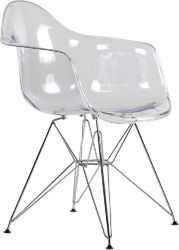Стул-кресло Style DAR PC прозрачный
