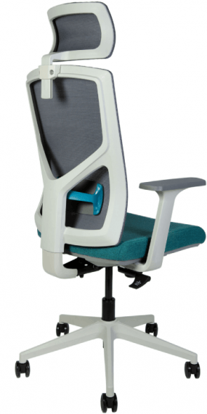 Кресло офисное Денвер серая сетка