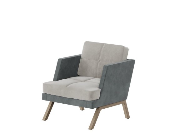 Алдо Кресло с декором из пуговиц ALDB-01L 790*875*890