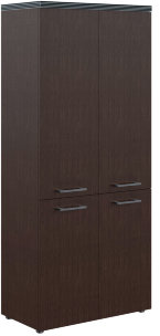 Шкаф с глухими средними и малыми дверьми THC 85.3 Венге Магия 854х452х1968