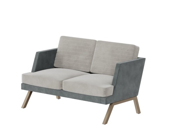 Алдо Диван двухместный ALD-02L 1430*875*890