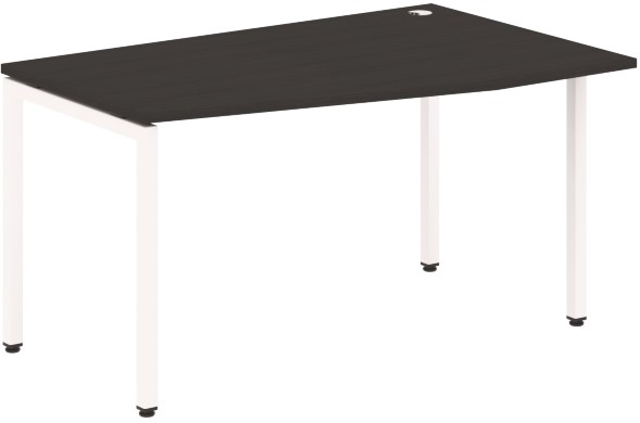 Стол эргономичный XSCT 149(R) Дуб Юкон Модерн/Белый 1400х700/900х750 XTEN-S