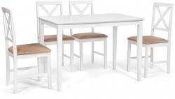 Обеденный комплект Хадсон (стол + 4 стула)/ Hudson Dining Set