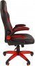 Кресло геймерское CHAIRMAN GAME 18 красное, вид сбоку.