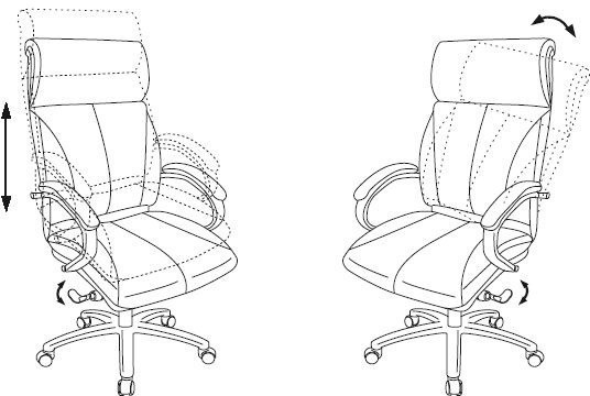 Кресло руководителя Бюрократ T-9904SL