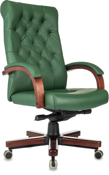 Кресло руководителя Бюрократ T-9928WALNUT 