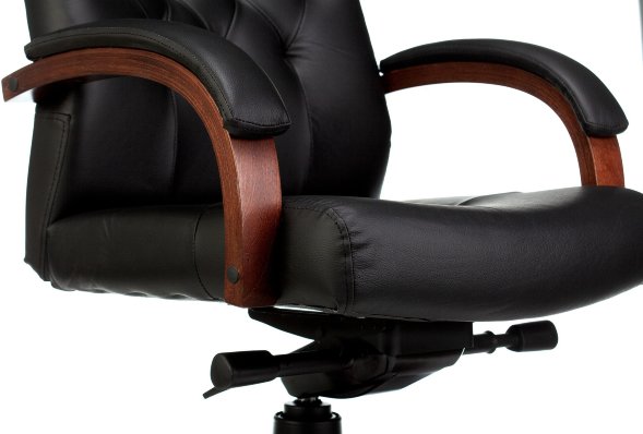 Кресло руководителя Бюрократ T-9928WALNUT 