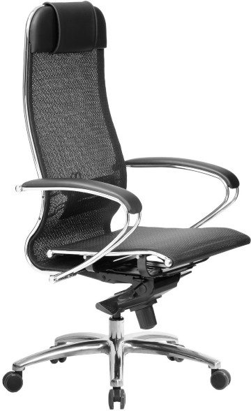 Кресло руководителя Samurai S-1.04 Черный плюс 