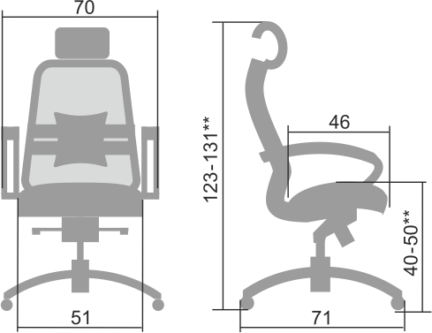 Кресло офисное SAMURAI SL-2.04
