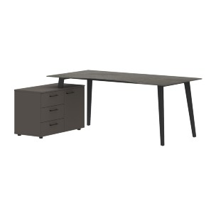 Стол руководителя с тумбой JCT 1813(L) 1800х1300х750 JAY
