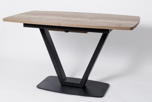 Стол Лотус Дуб Галифас Табак 1300(+400)*800