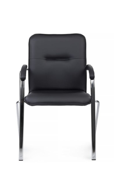 Стул Самба с мягкими подлокотниками SMB-01H Хром гальв