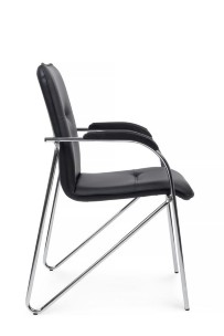 Стул Самба с пластиковыми подлокотниками SMB-03H Хром гальв