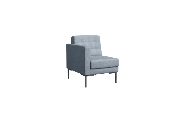 Форест Секция с подлокотником одноместная FR-SP-01 (R) 690*800*840