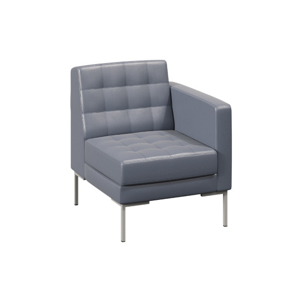 Форест Секция с подлокотником одноместная FR-SP-01 (L) 690*800*840