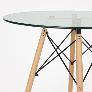 Стол DSW glass, d-90 см