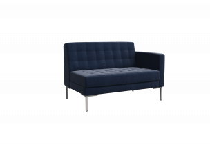 Форест Секция с подлокотником двухместная FR-SP-02 (L) 1270*800*840