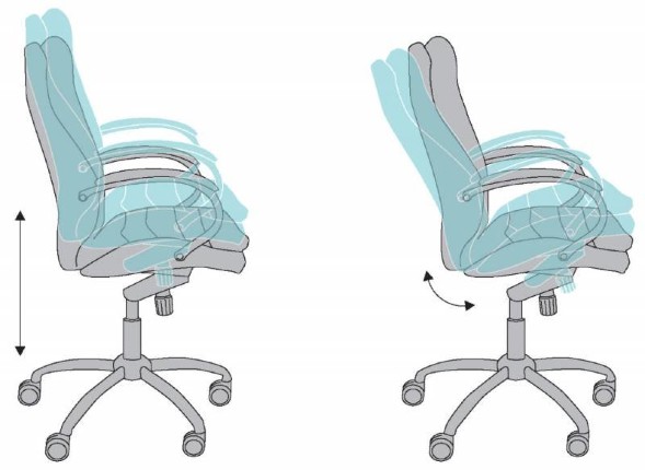 Кресло руководителя Бюрократ T-9950AXSN