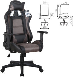 Кресло компьютерное BRABIX "GT Racer GM-100"